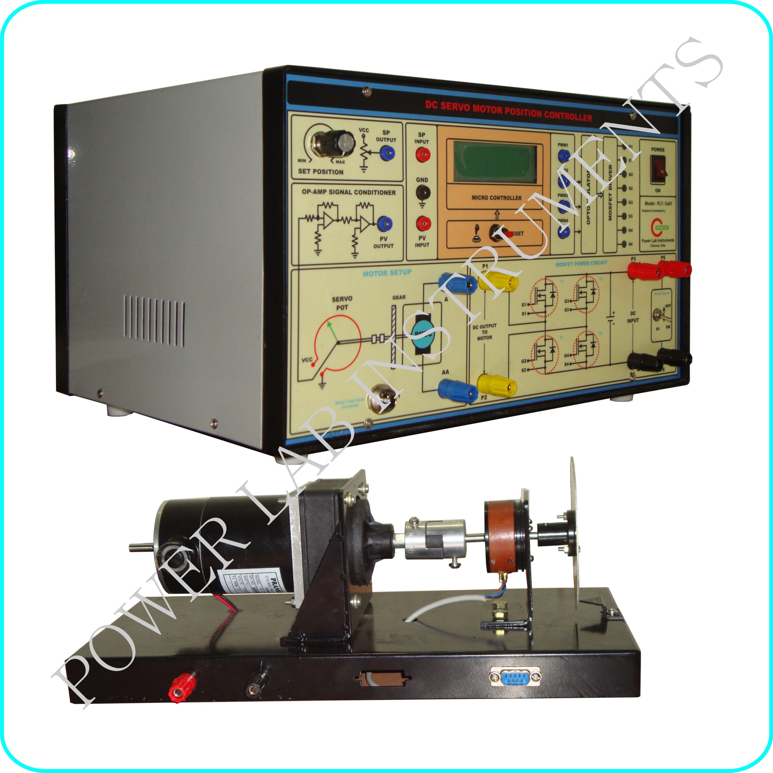 DC Motor servo motor position control system (PCL-01)