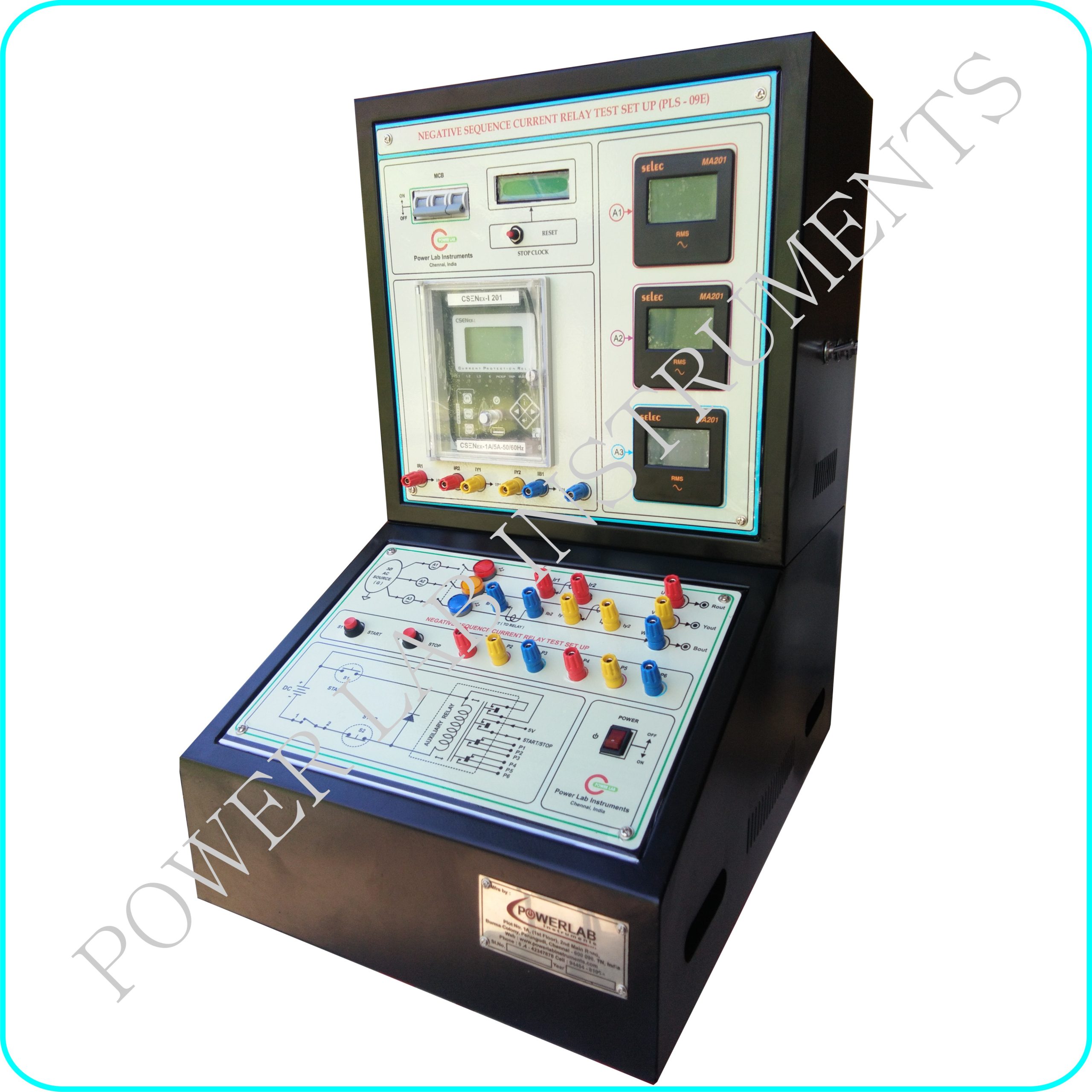 Digital 3 phase OCR +Negative Sequence Relay test set up (PPS-07A)