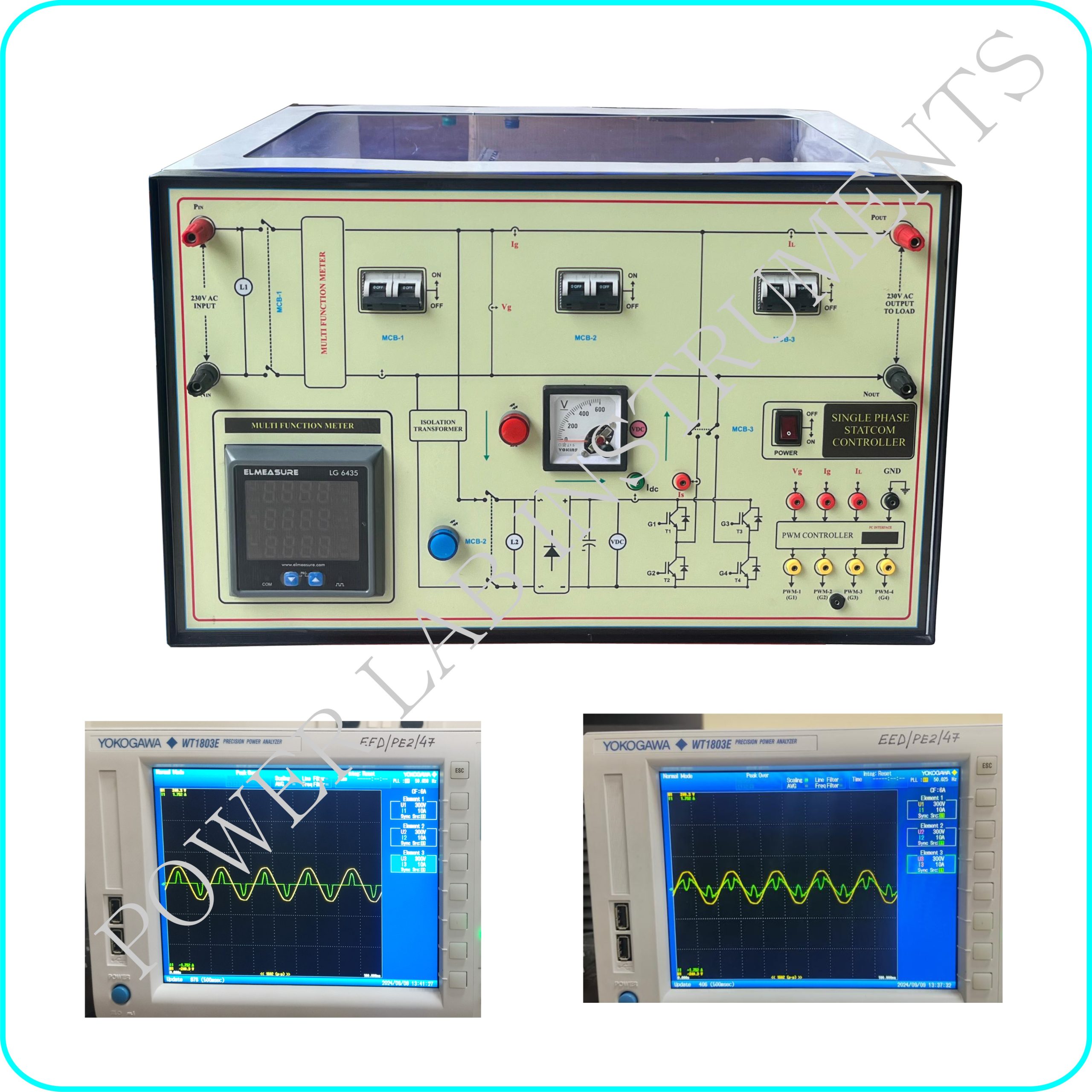 STATCOM (Harmonic Compensator) Controller for Battery Charger (PEV-1.6)